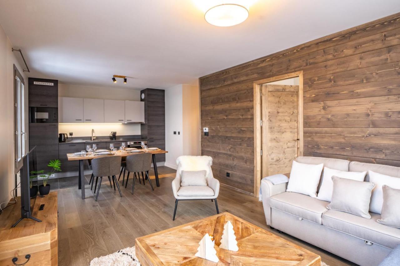 Perle Blanche - Brand New 2 Bedroom Apartment Perfectly Located Chamonix Kültér fotó