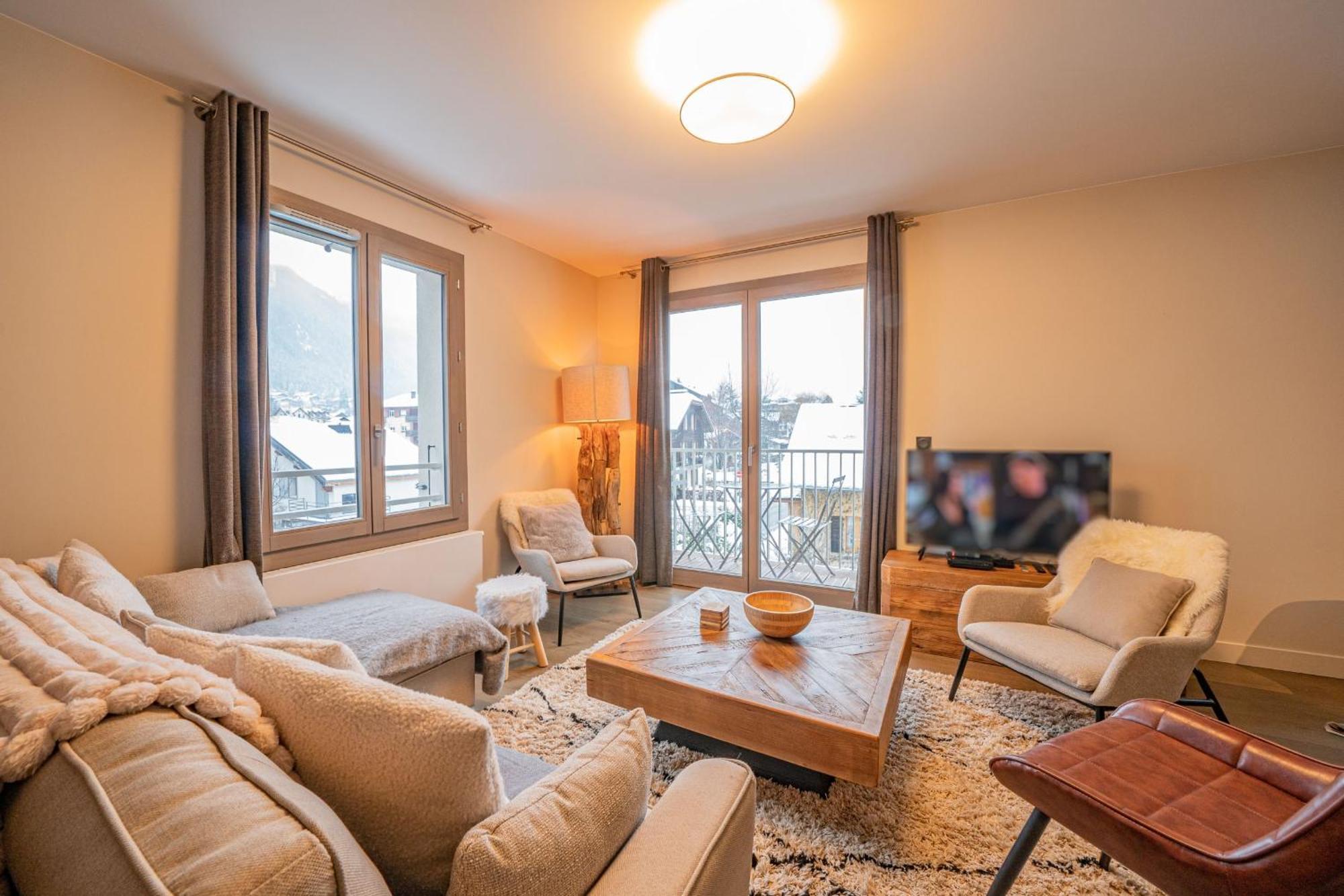 Perle Blanche - Brand New 2 Bedroom Apartment Perfectly Located Chamonix Kültér fotó